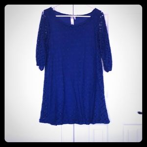 Royal Blue Mini Dress